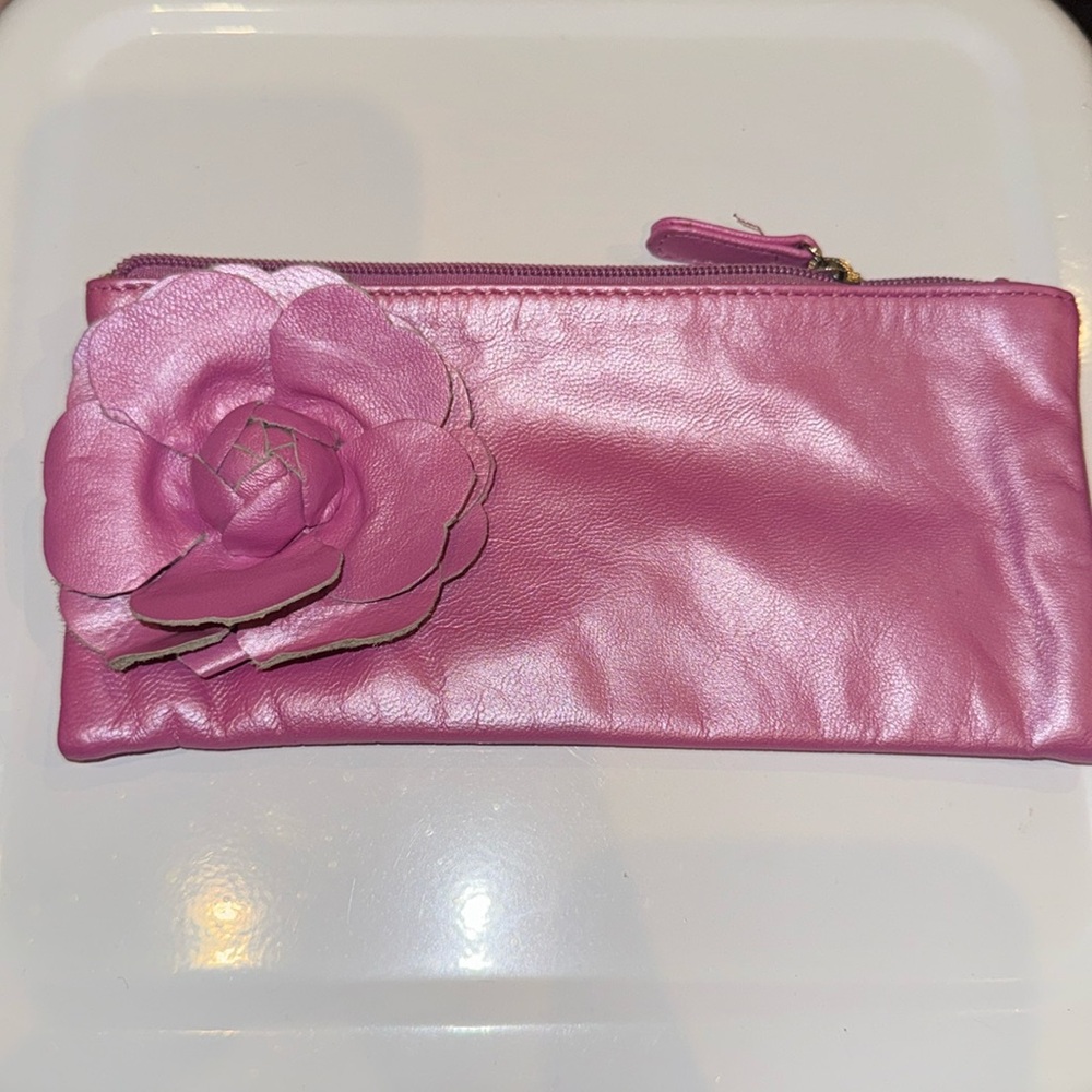 Pink metallic small bag